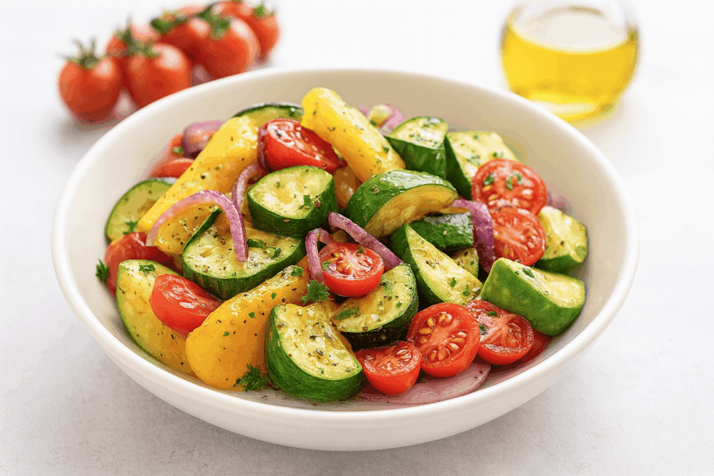 ママ友会で一品持ち寄りした焼き野菜のマリネ