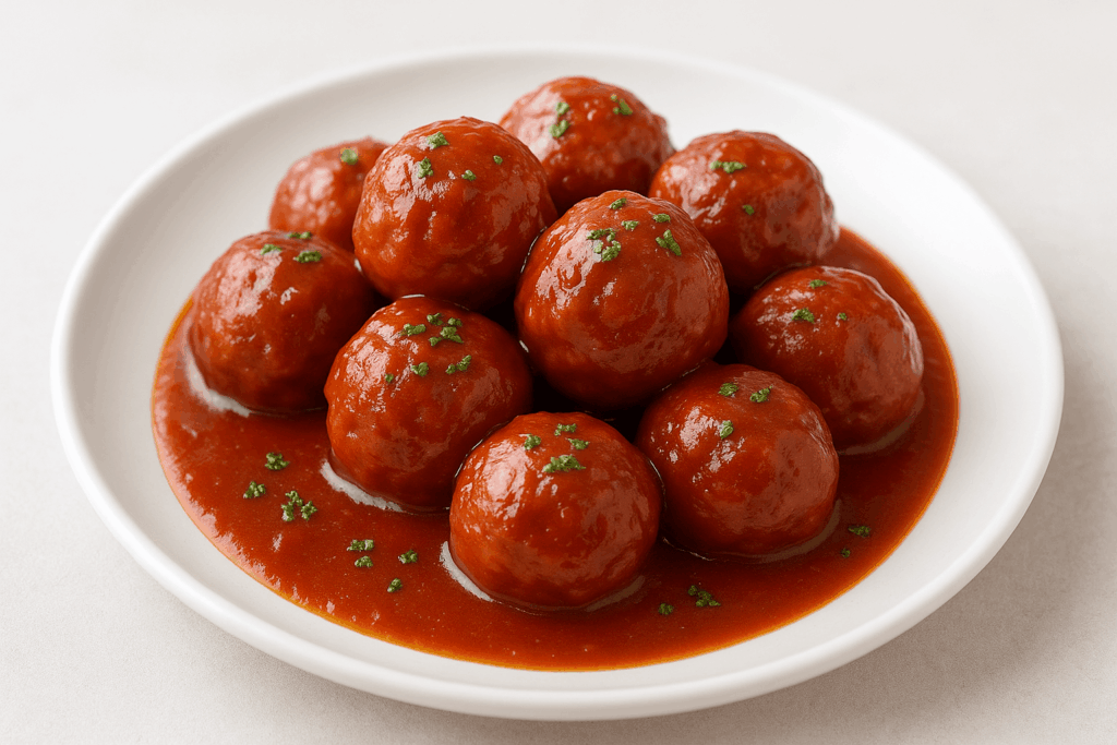 ママ友会で一品持ち寄りしたミートボール